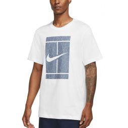 Теннисная футболка мужская Nike Spring Seasonal Court T-Shirt white/ashen slate