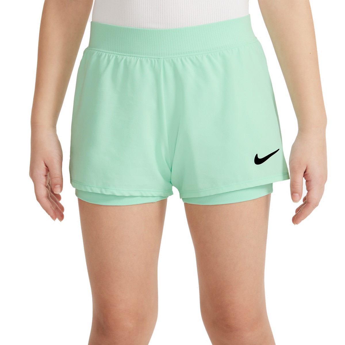 Теннисные шорты детские Nike Court Victory Short mint foam/black