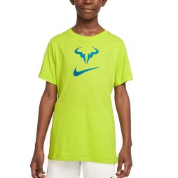 Тенісна футболка дитяча Nike Court Tee Rafa atomic green Тенісна футболка дитяча Nike Court Tee Rafa atomic green