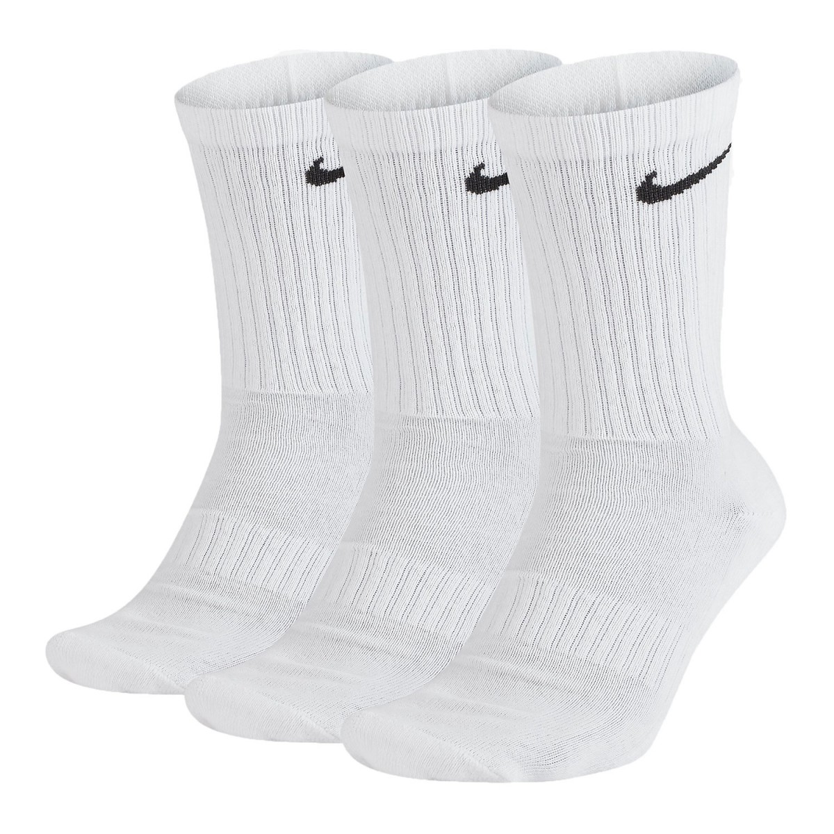 Nike Everyday Cotton Cushioned Crew 3-pack/white