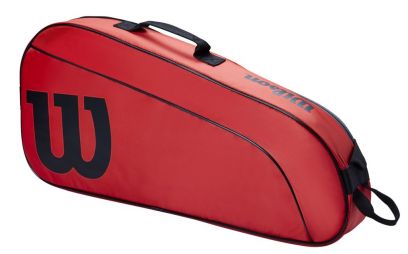 Тенісна сумка Wilson Junior Racket Bag 3 Pk red/grey/black