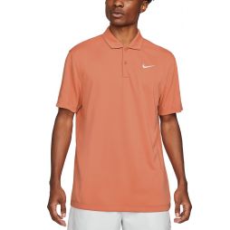 Тенісна футболка чоловіча Nike Court Solid Polo mader root/white Тенісна футболка чоловіча Nike Court Solid Polo mader root/white
