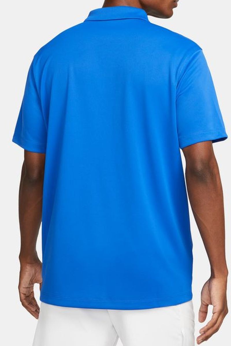 Теннисная футболка мужская Nike Court Solid Polo game royal/white