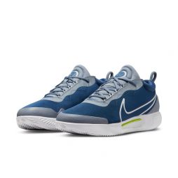 Тенісні кросівки чоловічі Nike Zoom Court Pro Грунт ashen slate/mystic navy/white volt Тенісні кросівки чоловічі Nike Zoom Court Pro Грунт ashen slate/mystic navy/white volt