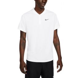Теннисная футболка мужская Nike Court Polo Blade white/white/black