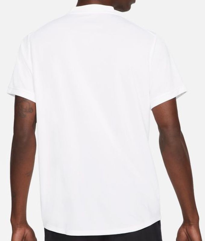 Тенісна футболка чоловіча Nike Court Polo Blade white/white/black