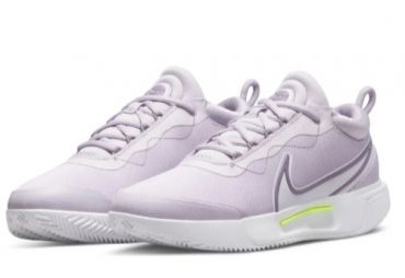 Тенісні кросівки жіночі Nike Zoom Court Pro Грунт doll/white amethyst/ wave volt Тенісні кросівки жіночі Nike Zoom Court Pro Грунт doll/white amethyst/ wave volt
