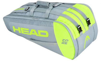 Тенісна сумка Head Core 9R Supercombi grey/neon yellow