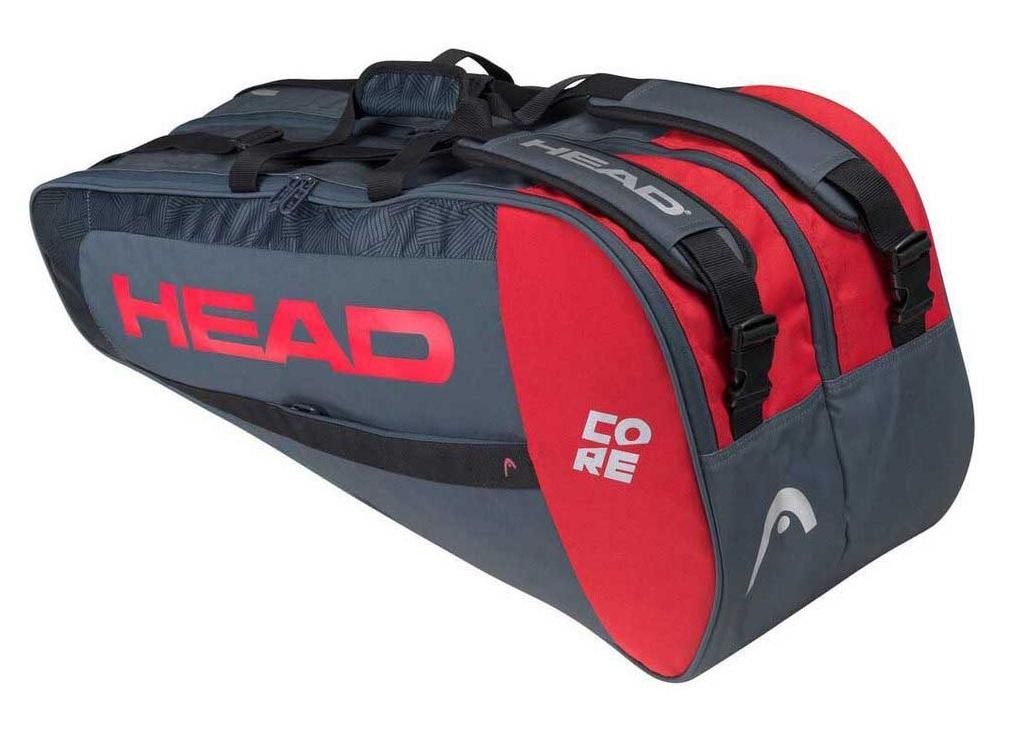 Тенісна сумка Head Core 6R Combi antharacite/red