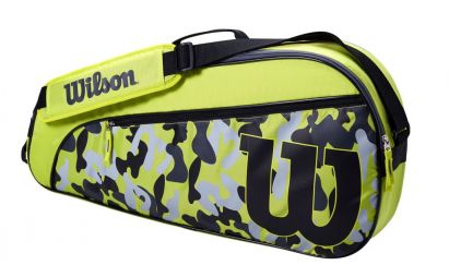 Теннисная сумка Wilson Junior Racket Bag 3 Pk wild lime/grey/black