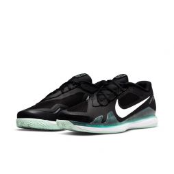 Тенісні кросівки чоловічі Nike Air Zoom Vapor Pro Грунт black/white/mint foam Тенісні кросівки чоловічі Nike Air Zoom Vapor Pro Грунт black/white/mint foam