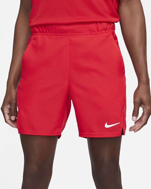 Тенісні шорти чоловічі Nike Court Flex Victory 7in Short university red/white