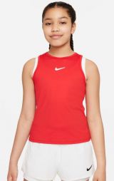 Тенісна майка для дівчат Nike Court Victory Tank university red/white Тенісна майка для дівчат Nike Court Victory Tank university red/white