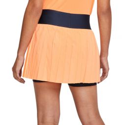 Теннисная юбка женская Nike Court Advantage Skirt Pleated peachcream/obsidian/white
