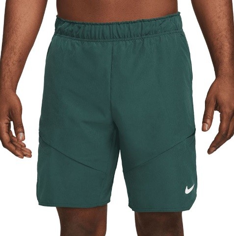 Теннисные шорты мужские Nike Court Advantage Short 9in pro green/white