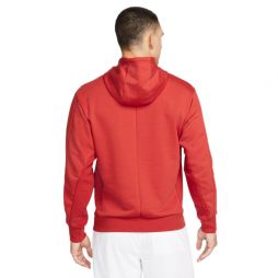 Реглан мужской Nike Court Fleece Tennis Hoodie cinnabar