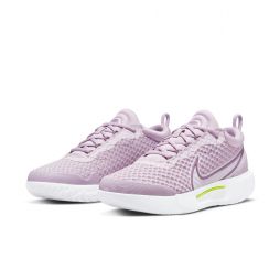 Тенісні кросівки жіночі Nike Zoom Court Pro doll white/amethyst/wave volt Тенісні кросівки жіночі Nike Zoom Court Pro doll white/amethyst/wave volt
