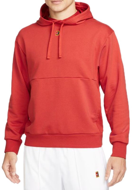 Реглан чоловічий Nike Court Fleece Tennis Hoodie cinnabar