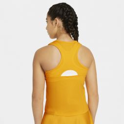 Тенісна майка для дівчат Nike Court Victory Tank university gold/black Тенісна майка для дівчат Nike Court Victory Tank university gold/black
