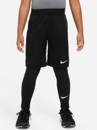 Термоштани Nike Pro Tight black/black/white Термоштани Nike Pro Tight black/black/white
