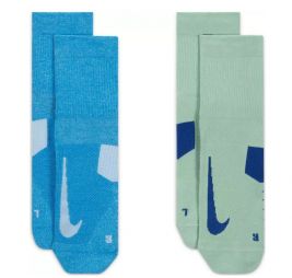 Носки Nike Multiplier Ankle 2PR 2 пари blue/green Носки Nike Multiplier Ankle 2PR 2 пари blue/green