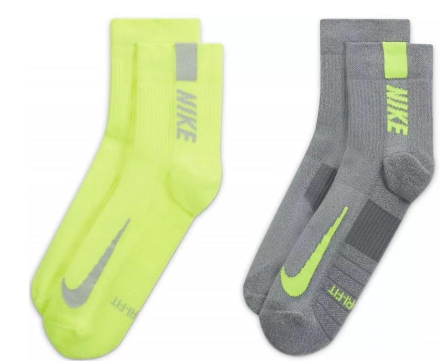 Носки Nike Multiplier Ankle 2PR 2 пари atomic green/grey