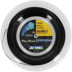 Струна Yonex Poly Tour Spin black (200 m) бобина Струна Yonex Poly Tour Spin black (200 m) бобина