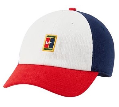 Теннисная кепка Nike H86 Court Logo Cap binary blue/white/red