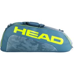 Теннисная сумка Head Tour Team Extreme 6R Combi grey/neon yellow Теннисная сумка Head Tour Team Extreme 6R Combi grey/neon yellow