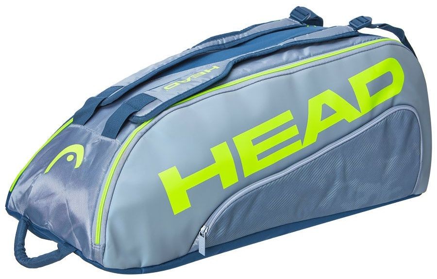 Теннисная сумка Head Tour Team Extreme 9R Supercombi grey/neon yellow