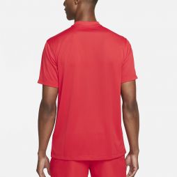 Тенісна футболка чоловіча Nike Blade Solid Polo pomegranate/white Тенісна футболка чоловіча Nike Blade Solid Polo pomegranate/white