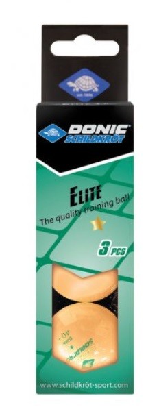 Мячи для настольного тенниса Donic Elite 1* 40+ orange 3шт.