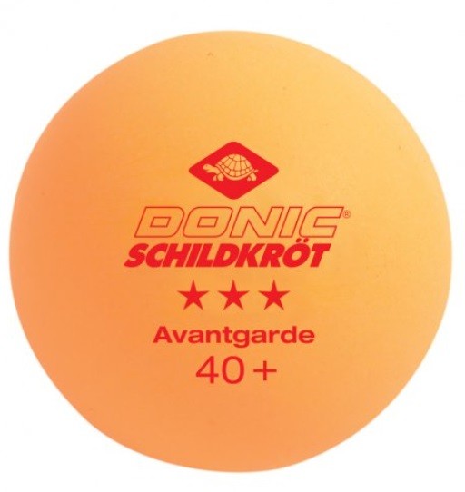 М'ячі для настільного тенісу Donic Avantgarde 3* 40+ orange 3шт.