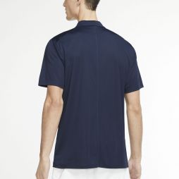 Тенісна футболка чоловіча Nike Core Pique Polo obsidian/white Тенісна футболка чоловіча Nike Core Pique Polo obsidian/white
