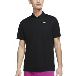 Тенісна футболка чоловіча Nike Core Pique Polo black/white Тенісна футболка чоловіча Nike Core Pique Polo black/white