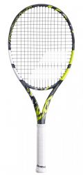 Тенісна ракетка Babolat Pure Aero Team strung grey/yellow/white