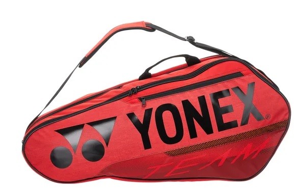 Теннисная сумка Yonex Team Racket Bag 6 Pack red