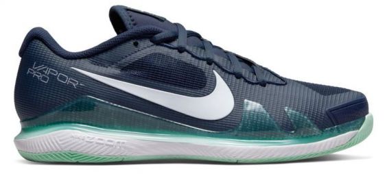 Тенісні кросівки жіночі Nike Air Zoom Vapor Pro obsidian/white mint foam Тенісні кросівки жіночі Nike Air Zoom Vapor Pro obsidian/white mint foam