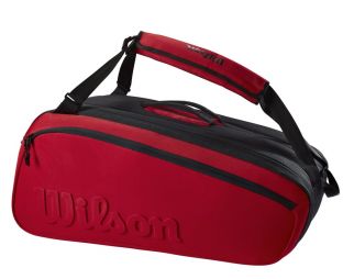Теннисная сумка Wilson Super Tour 15 PK Clash V2.0 red/black