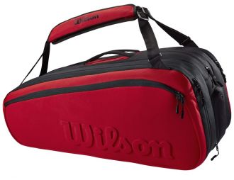 Теннисная сумка Wilson Super Tour 15 PK Clash V2.0 red/black