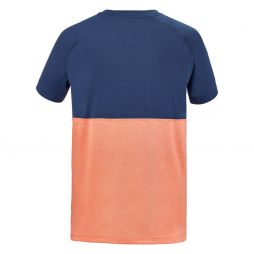 Тенісна футболка дитяча Babolat Play Crew Neck Tee Boy fluo strike/estate blue Тенісна футболка дитяча Babolat Play Crew Neck Tee Boy fluo strike/estate blue