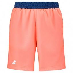 Тенісні шорти дитячі Babolat Play Short Boy fluo strike/estate blue Тенісні шорти дитячі Babolat Play Short Boy fluo strike/estate blue