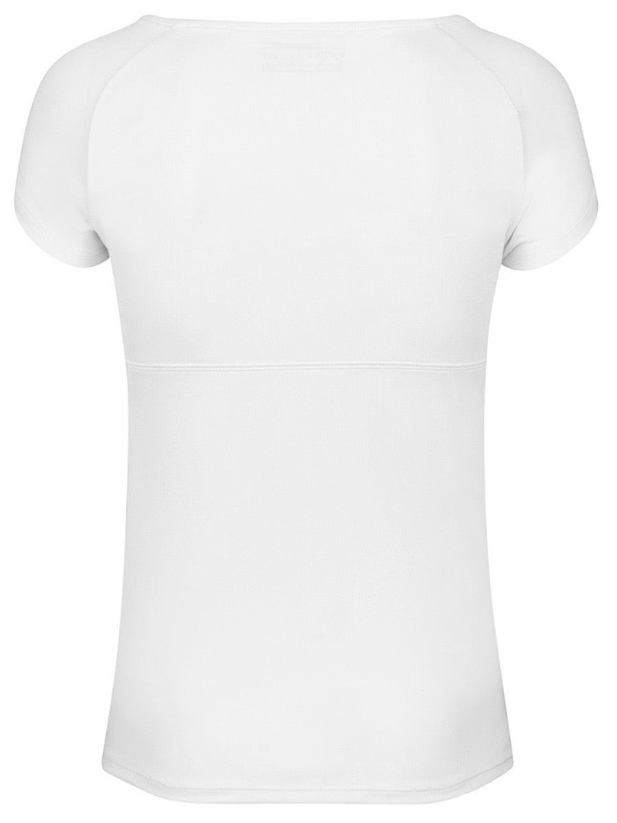 Тенісна футболка дитяча Babolat Play Cap Sleeve Top Girl white