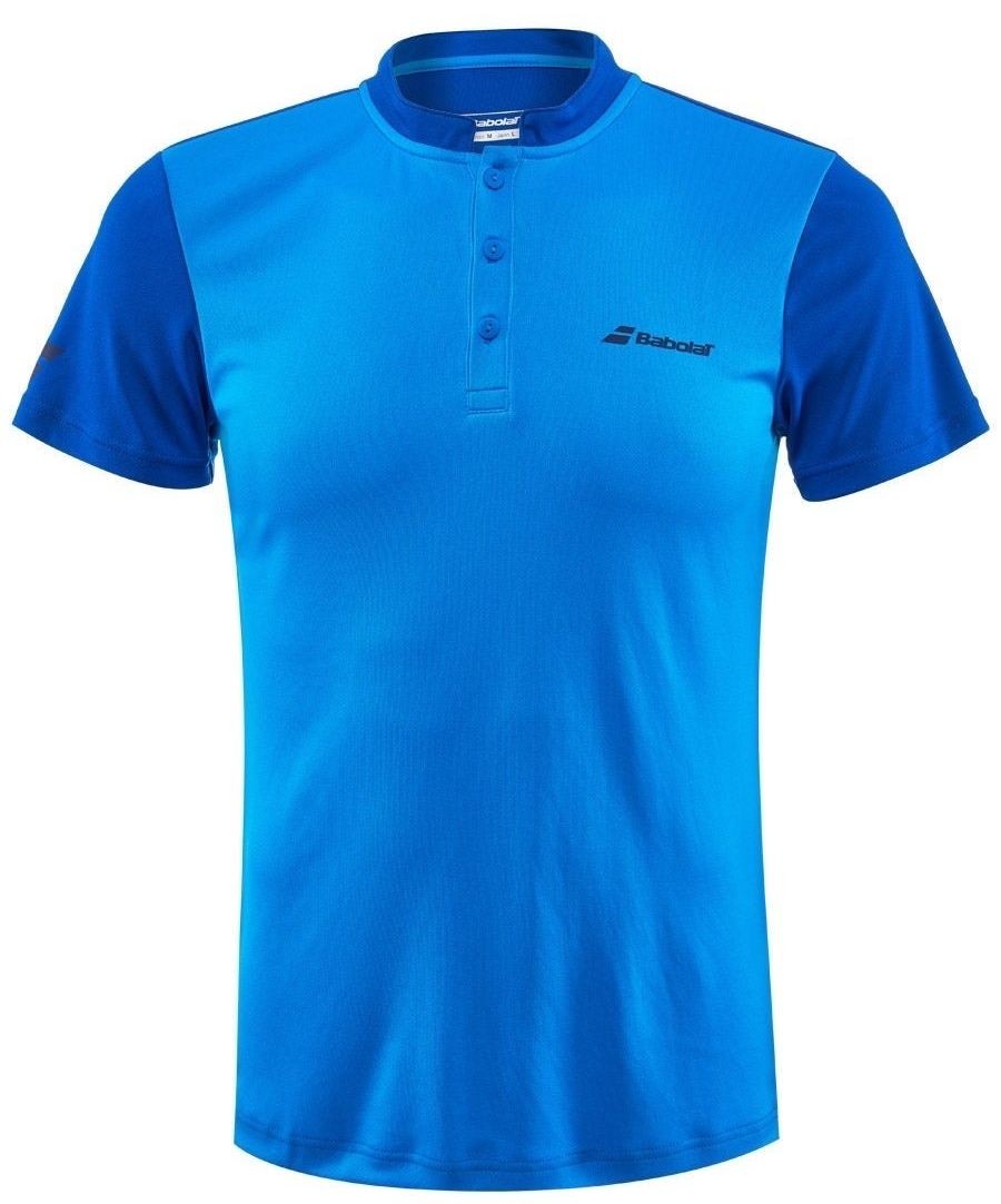 Теннисная футболка мужская Babolat Play Polo Men blue aster поло