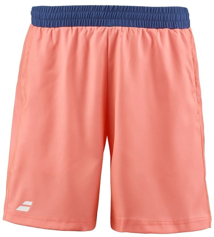 Теннисные шорты мужские Babolat Play Short Men fluo strike/estate blue