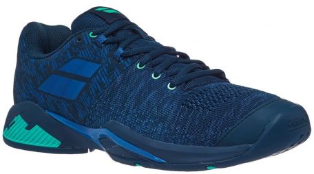 Тенісні кросівки чоловічі Babolat Propulse Blast All Court dark blue/viridian green Тенісні кросівки чоловічі Babolat Propulse Blast All Court dark blue/viridian green