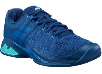 Тенісні кросівки чоловічі Babolat Propulse Blast ГРУНТ dark blue/viridian green Тенісні кросівки чоловічі Babolat Propulse Blast ГРУНТ dark blue/viridian green