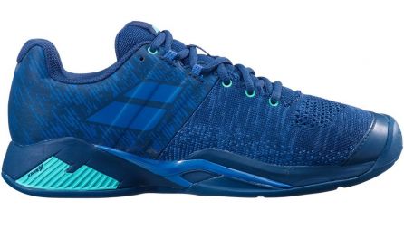 Тенісні кросівки чоловічі Babolat Propulse Blast ГРУНТ dark blue/viridian green Тенісні кросівки чоловічі Babolat Propulse Blast ГРУНТ dark blue/viridian green
