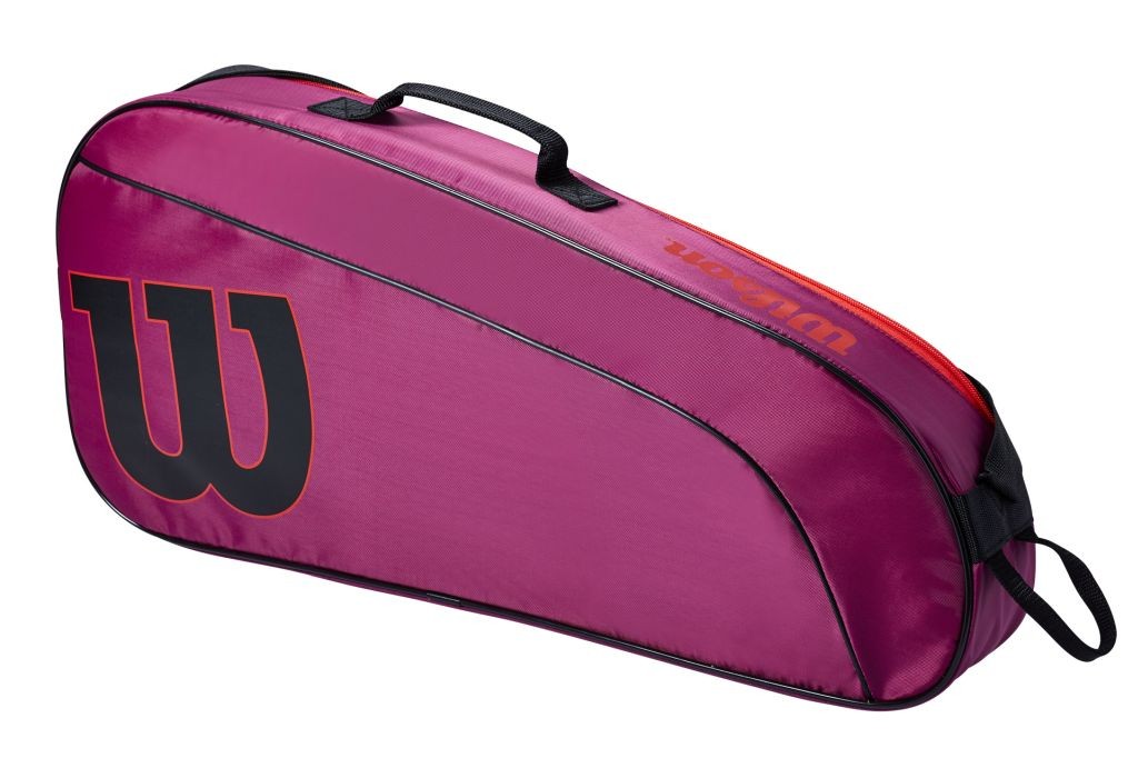 Тенісна сумка Wilson Junior Racket Bag 3 Pk purple/red