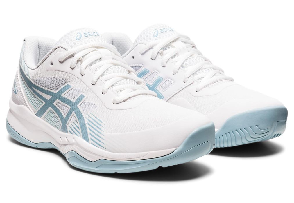Теннисные кроссовки женские Asics Gel-Game 8 white/smoke blue